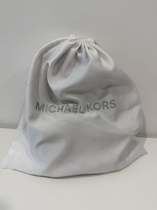 Mala Michael Kors Monograma Cinza/Preto