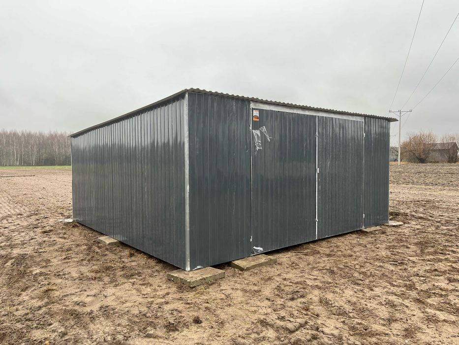 Garaż blaszany 6x6 Złoty Dąb