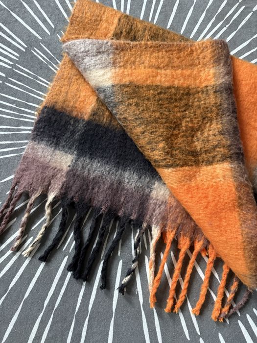 Шарф теплий обємний плед