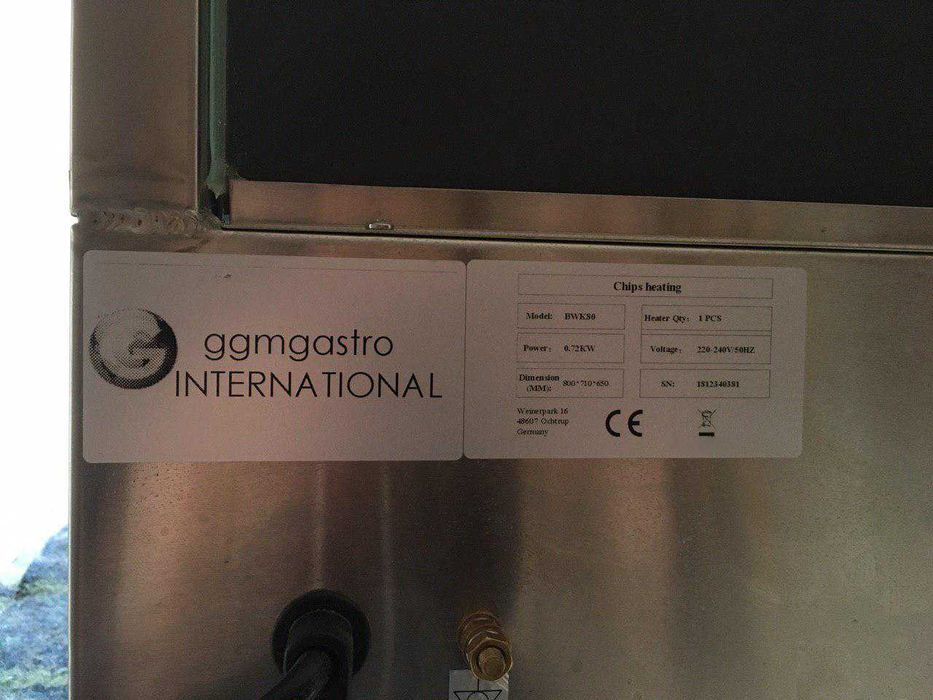 Теплова вітрина , підігрівач страв / ПІДІГРІВАЧ СТРАВ GGM GASTRO BWK80