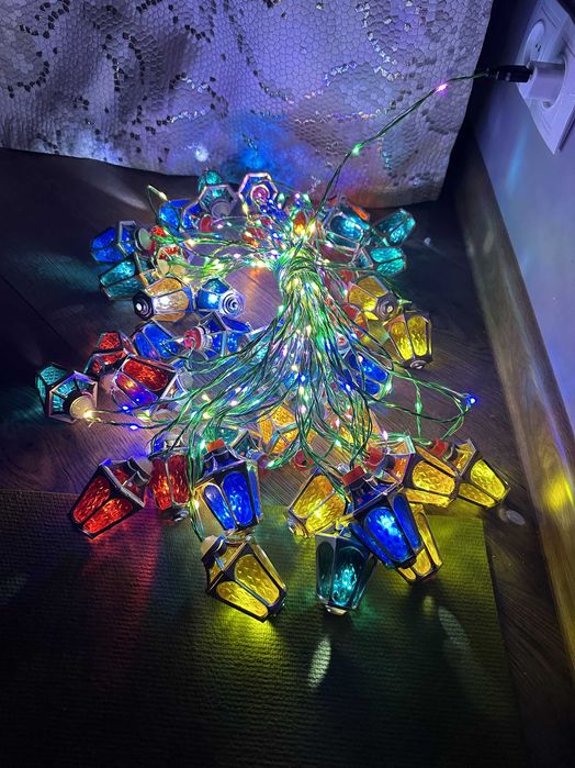 Подарок для девушки. Гирлянда СССР Радуга-1 LED 20м