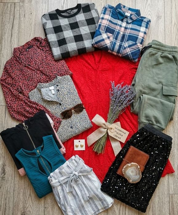 Mega paczka ubrań – kompletna szafa na każdą okazję