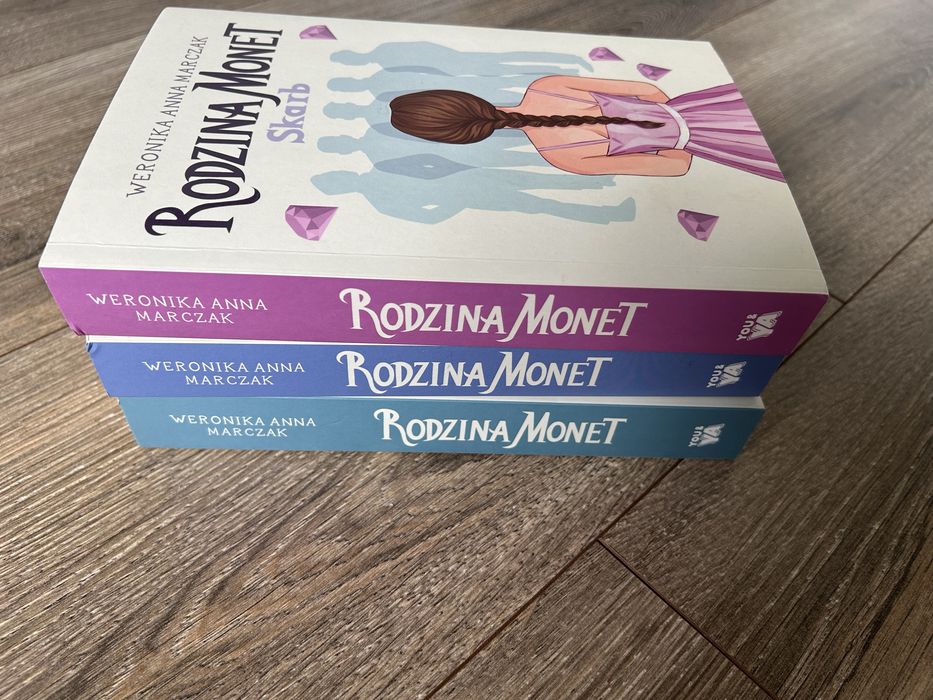 Zestaw ksiazek Rodzina monet