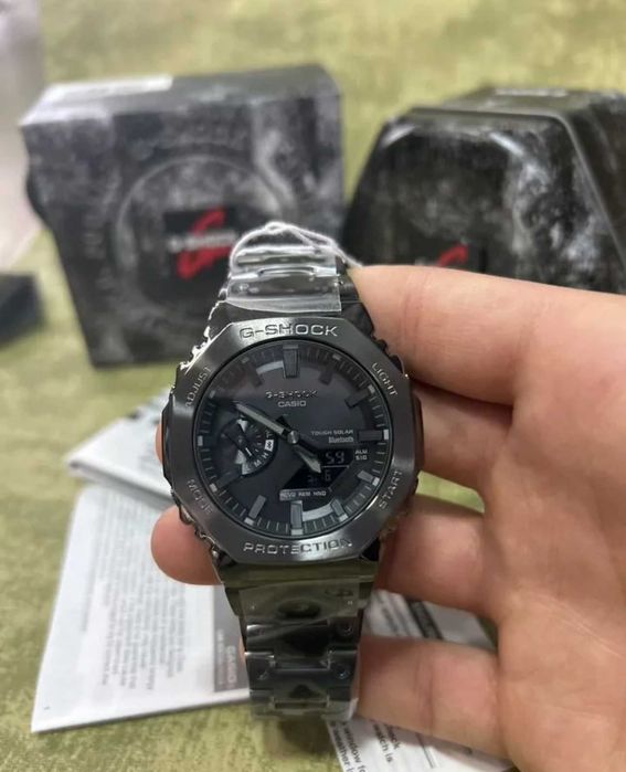 Мужские часы Casio GM-B 2100 Black Комплект чоловічий годинник