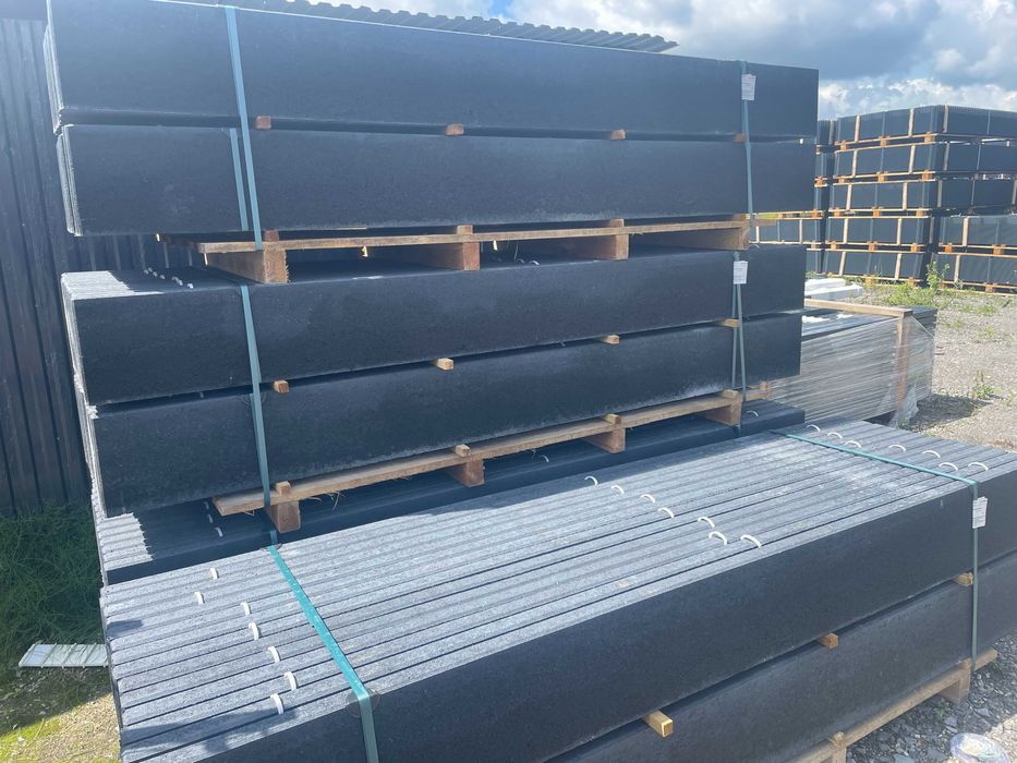 Podmurówka 25x250x5cm grafitowa antracyt betonowa ogrodzeniowa