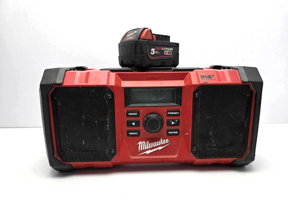 Radio Budowlane Milwaukee M18 JSR DAB+ + Aku M18 5.0Ah