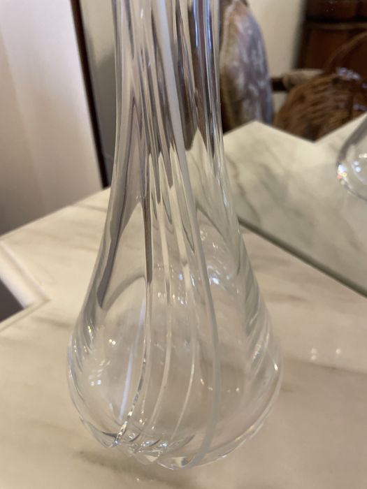 Peca Unica Decorativa em  Cristal Transparente