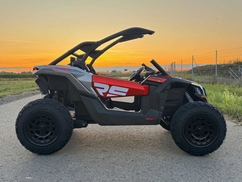 Buggy CAN-AM Maverick 3  DELUXE Czerwony + POMPOWANE KOŁA