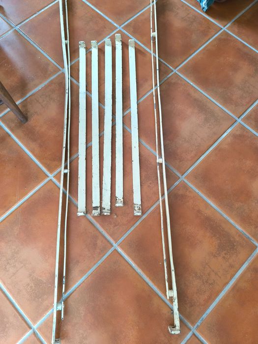 Colchão espuma (NOVO) + Cama ferro antiga