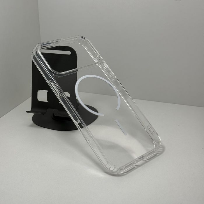 Чохол iPhone 17 Pro | 17 Pro Max прозрачный Clear Case MagSafe | Чехол айфон 17 про макс MagSafe противоударный