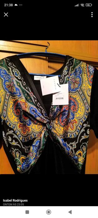 vestido de cerimónia com etiqueta  n 40
