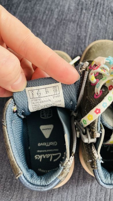 Черевики clarks 12,5см дитячі