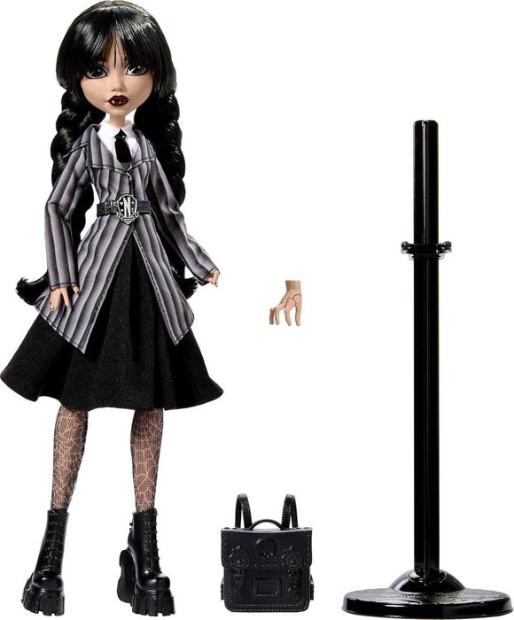 Лялька Монстр Хай Аддамс Венсдей Monster High X Wednesday HXJ04: 2
