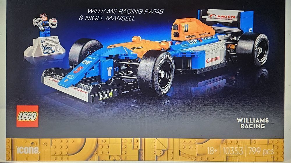 LEGO ICONS 10353 Williams Racing FW14B i Nigel