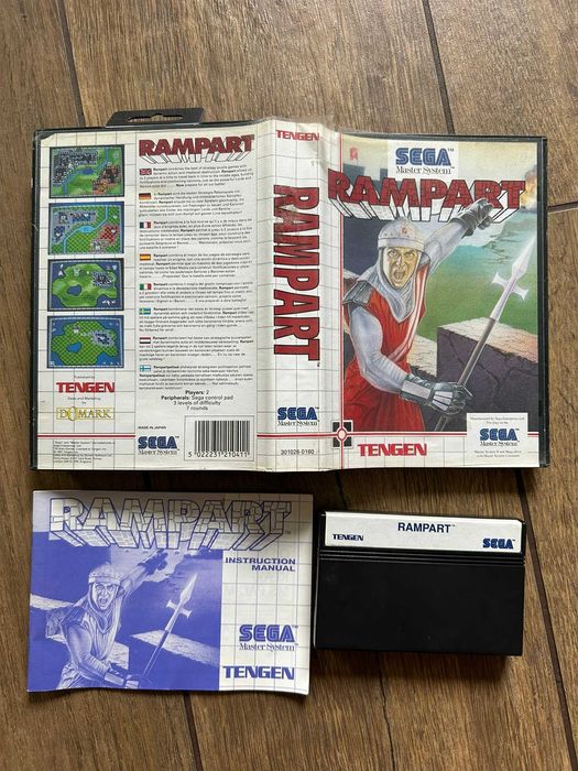 Sega Master System Rampart Komplet Angielska