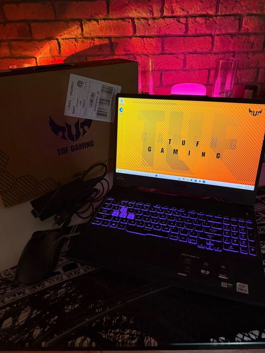 Laptop gamingowy ASUS TUF Gaming F15: i5 / 16GB / SSD 512GB / GTX 1650