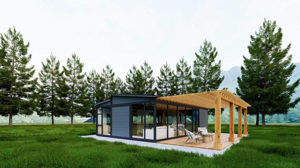 Domek modułowy letniskowy mobilny na zgłoszenie 35m2 54m2