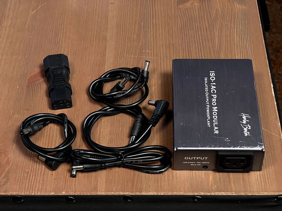 Fonte alimentação Pedalboard HarleyBenton PowerPlant ISO-1ACProModular