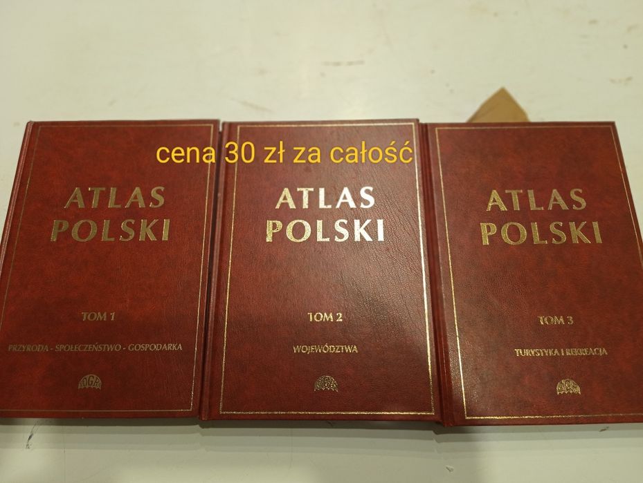 Atlas Polski 3 tomy