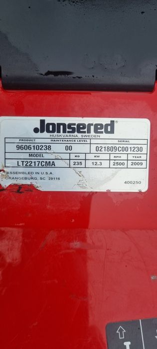 Kosiarka traktorek Jonsered  Lt2217 Cma