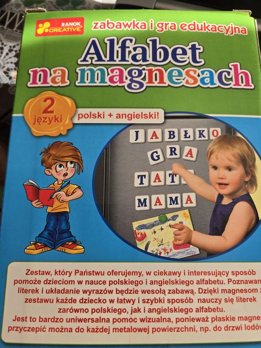 Магнітний алфавіт польські літери