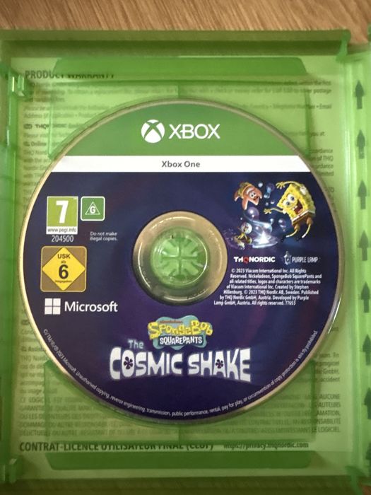 Spongebob the Cosmic Shake xbox one