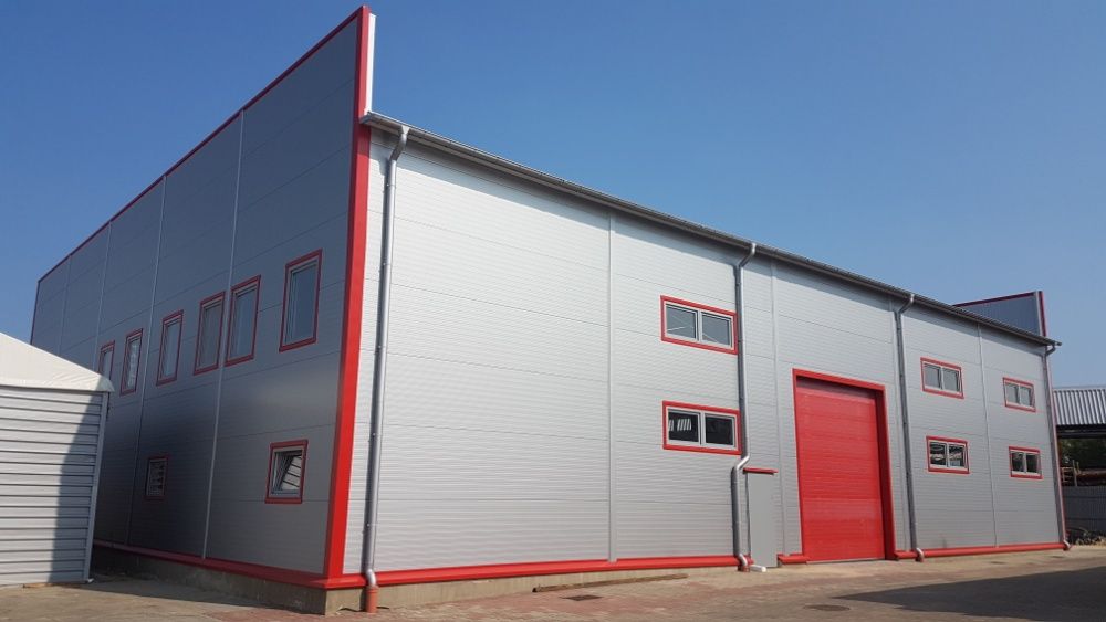 Hala stalowa magazyn 25mx27mx8,5m 675m2