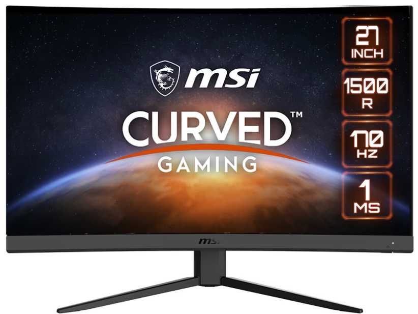 Геймерський монітор MSI G27CQ4 E2 — 27" WQHD, 170 Гц, вигнутий