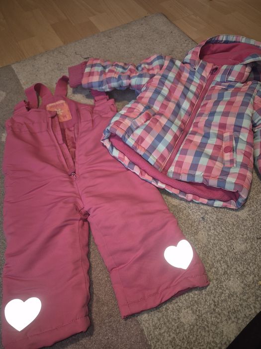 Kombinezon zimowy dziewczęcy r.74