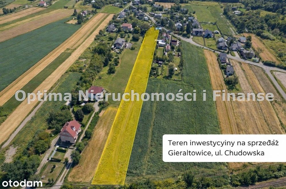 Teren Inwestycyjny – Gierałtowice, Ul. Chudowska