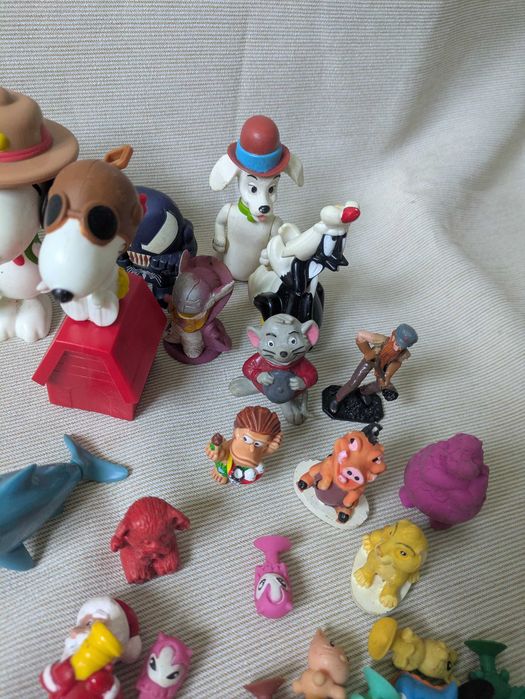Conjunto Brinquedos Figurinas Coleção Colecionadores Snoopy Rei Leão Nemo