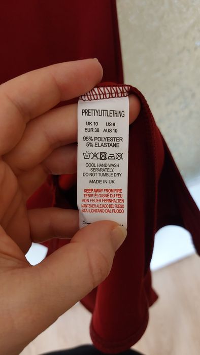 Sukienka midi dopasowana bordo