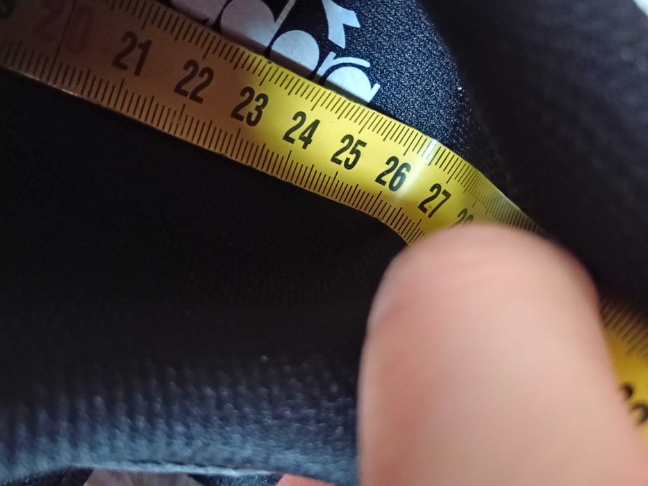 Czarne sneakersy diadora 40,5 wkładka ok 26, 5 cm