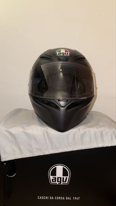 AGV K1 Matt Black ML (Caixa + Saco Original)