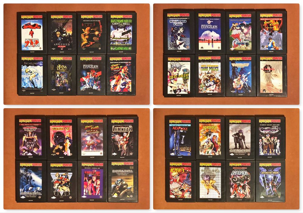 FILME DVD [22€ cada] Akira Escaflowne Evangelion Ghost Inuyasha Ninja