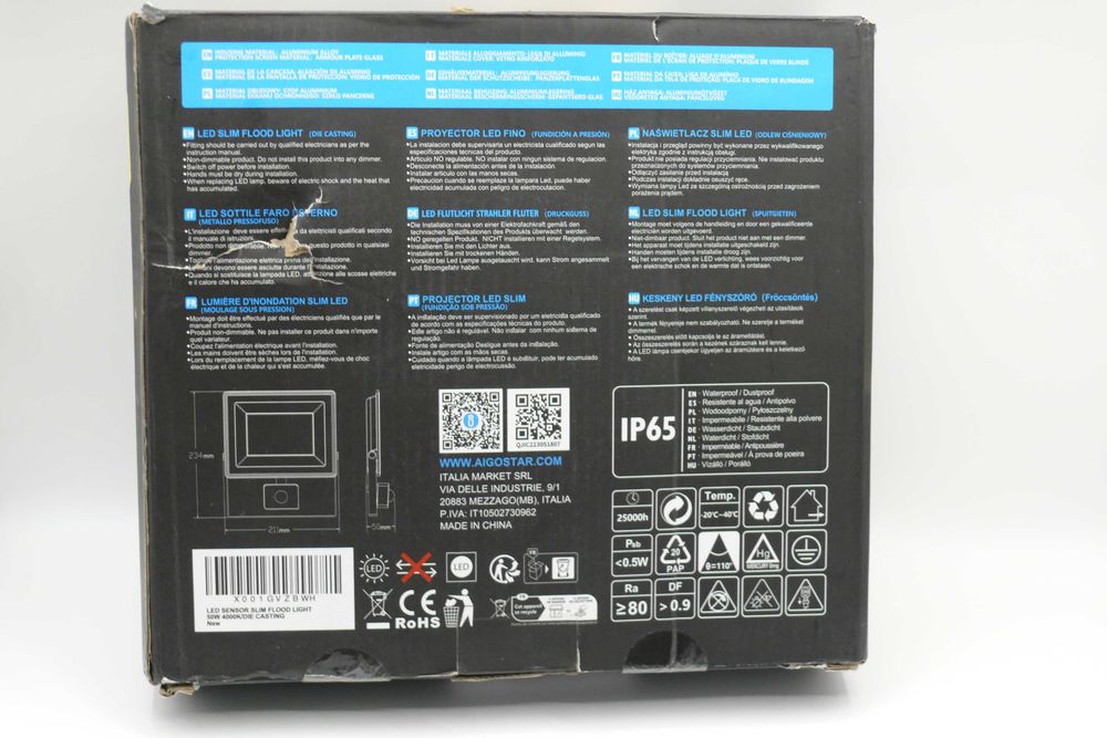 Projetor com sensor de movimento