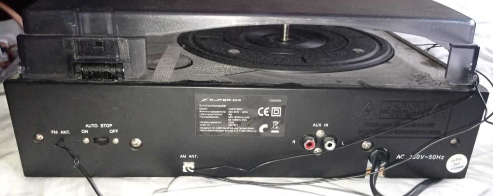 Radio z Gramofonem i USB