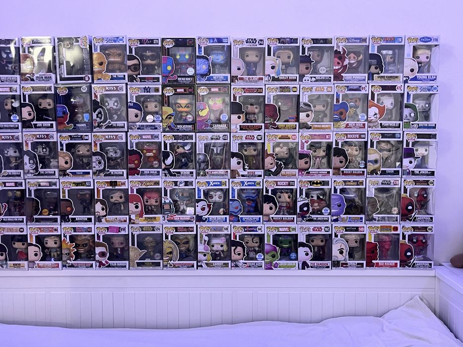 Funko pop:Marvel; KISS; Star wars; Batman; Dragon ball;pokemon