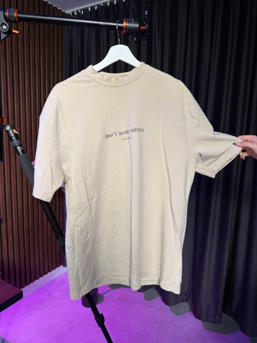 Koszulka MISBHV logo tęczowe kremowa t-shirt rozmiar L