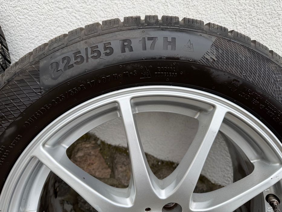 Koła felgi Audi Seat Skoda VW 5x112 zima 225/55/17