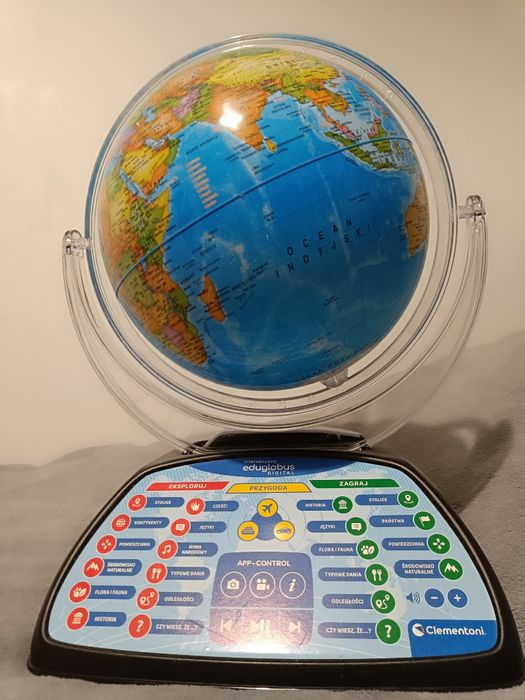 Interaktywny eduglobus edukacyjny