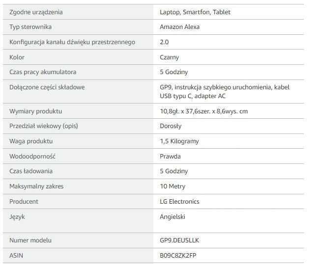 LG UltraGear GP9 3D DTS, ESS HiFi Quad DAC - stan PERFEKT