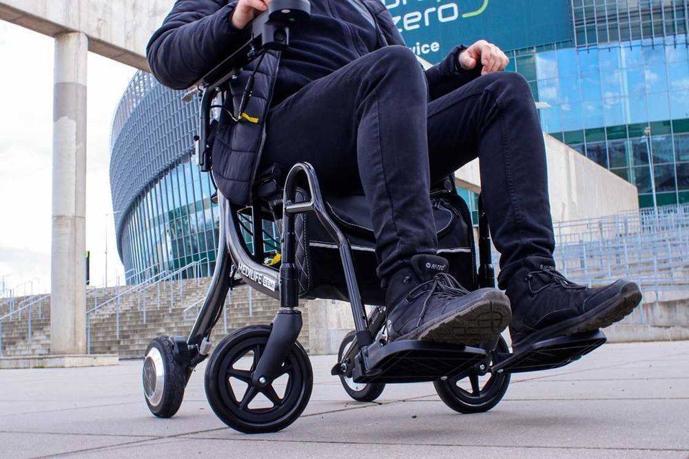 MEDILIFE SEMI  3w1 Hybrydowy Chodzik Balkonik Wózek Inwalidzki Elektryczny dla seniora. Refundowany 100% z Mobimed
