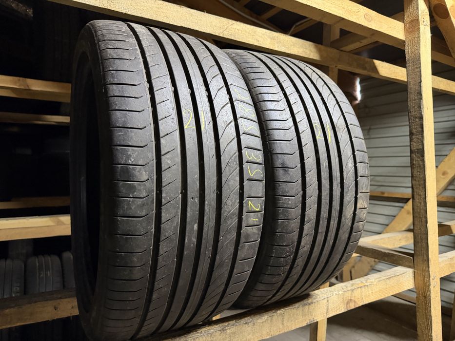 Шини літо 285/35R21 Contiental SportContact5 2шт 21рік 6,5мм