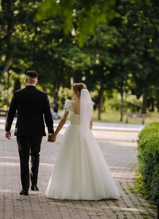 Suknia ślubna -księżniczka