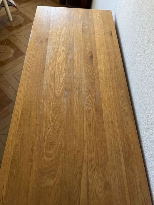 Solid oak good quality English desk.