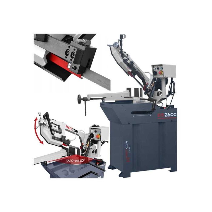 Przecinarka piła taśmowa METCOR BS260G Premium 230 mm.