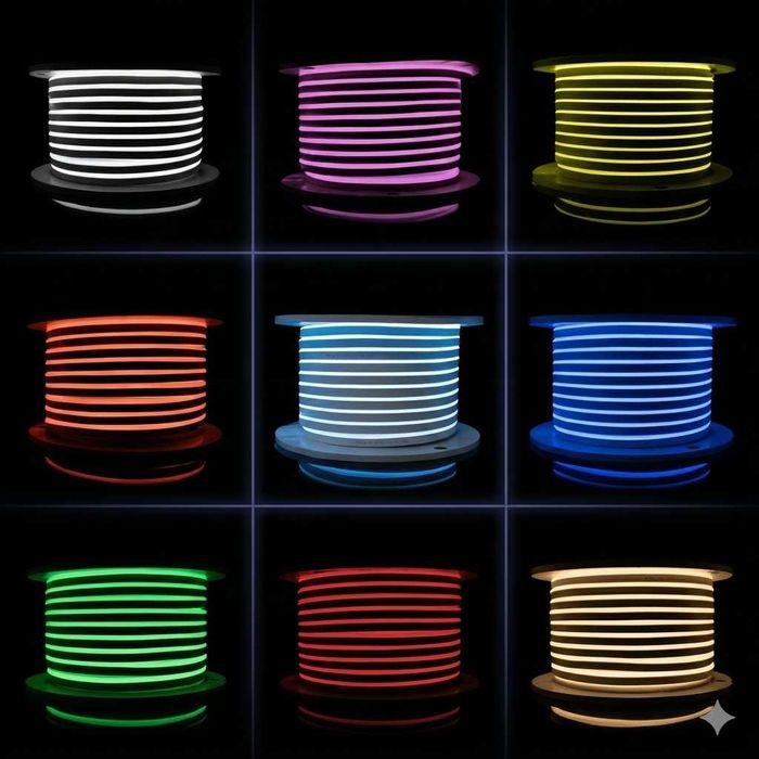 Гнучкий LED неон 220V 8*16мм