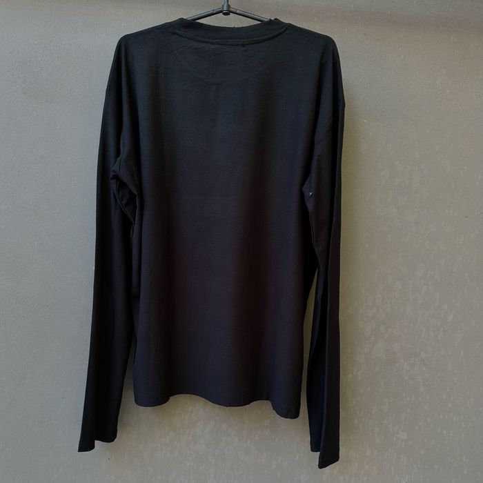 Лонгслів Acne Studios / Лонгслив Акне Студіо / Чорний лонг Акне / біла кофта