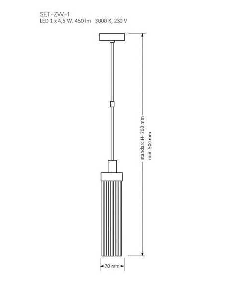 Kutek Seti lampa Seti zwis